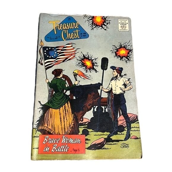 Treasure Chest Comic Book Vol. 21 #18 Vintage 1966 Fun & Fact Collectable - Picture 1 of 10